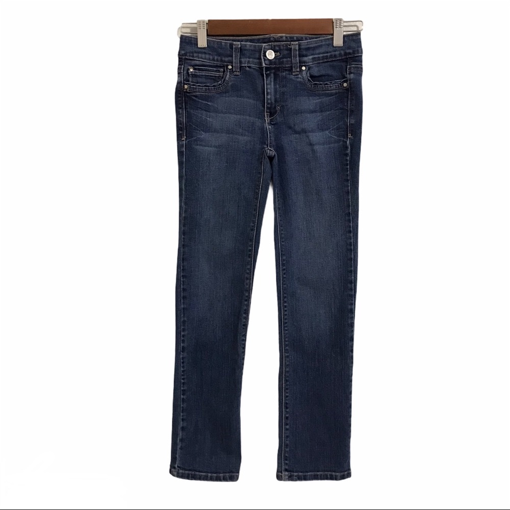 White Black House Market Feel Beautiful Ankle Crop Blue Denim Jeans Sz 00